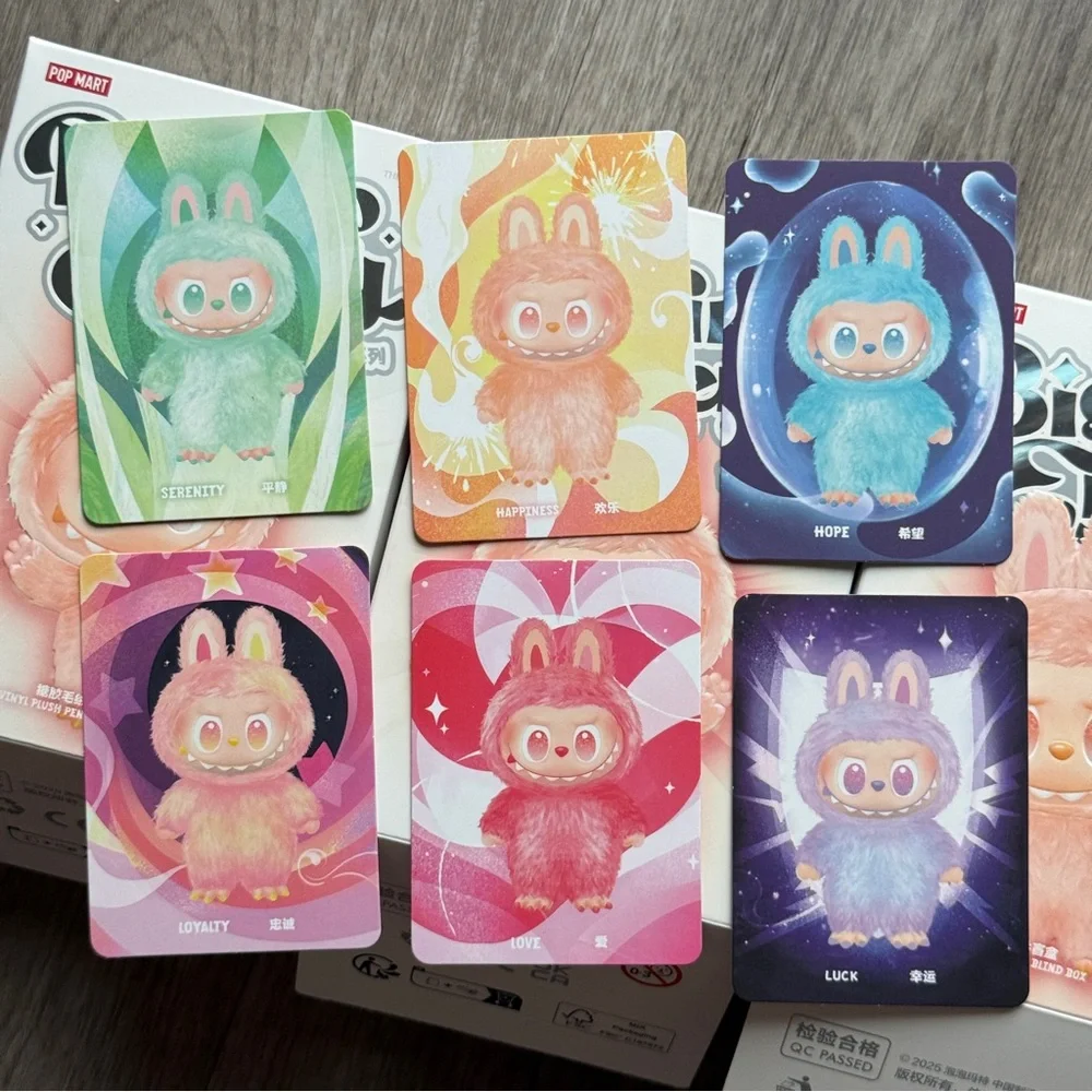 Complete Set 6 Labubu Big Into Energy with Cases Pop Mart Vinyl Plush Popmart - Picture 12 of 12